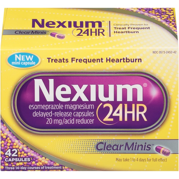 Nexium 24HR ClearMinis Heartburn Relief Capsules