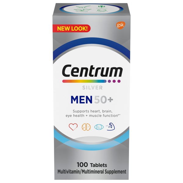 Centrum Silver Multivitamin Tablets for Men 50+