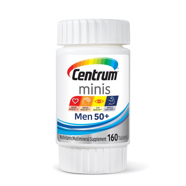 Centrum Minis Men 50+ Multivitamin Tablets, 160 CT