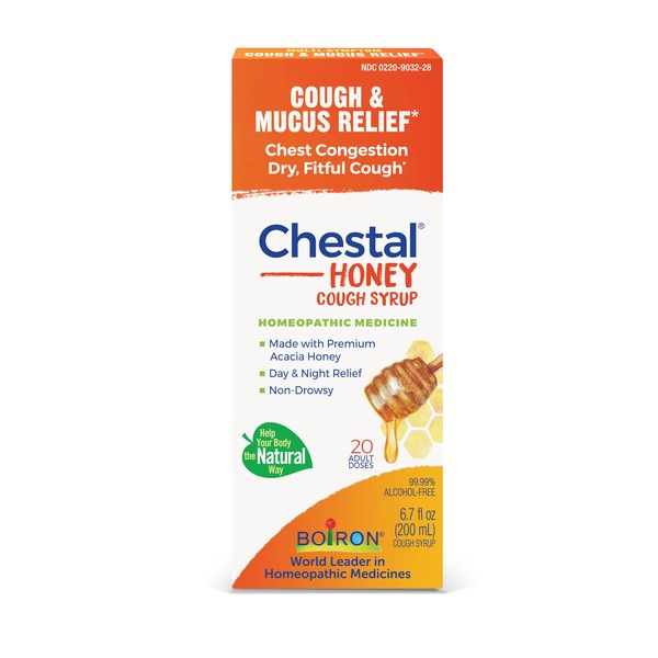 Chestal Honey Homeopathic Cough & Chest Congestion, 6.7 OZ