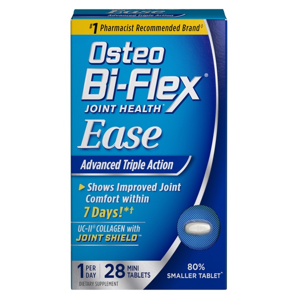 Osteo Bi-Flex Ease with Vitamin D, Joint Supplements, Mini-Tablets, 28 CT