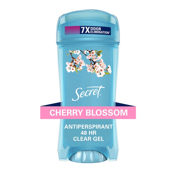 Secret Outlast 48-Hour Clear Gel Antiperspirant & Deodorant Stick, Cherry Blossom, 2.6 OZ