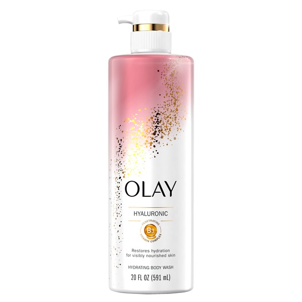 Olay Cleansing & Nourishing Body Wash with Vitamin B3 and Hyaluronic Acid, 20 oz
