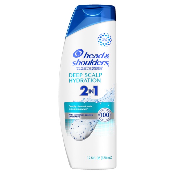 Head & Shoulders Deep Scalp Hydration 2-in-1 Anti-Dandruff Shampoo & Conditioner, 12.5 OZ