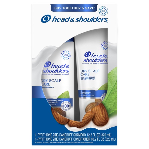 Head & Shoulders Dry Scalp Care Shampoo & Conditioner Pack, 2 CT