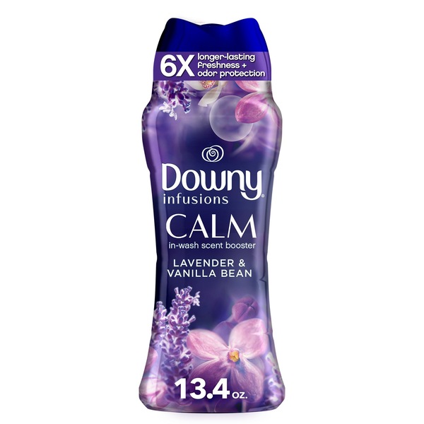 Downy Infusions In-Wash Scent Booster Beads, Calm Scent, 13.4 oz