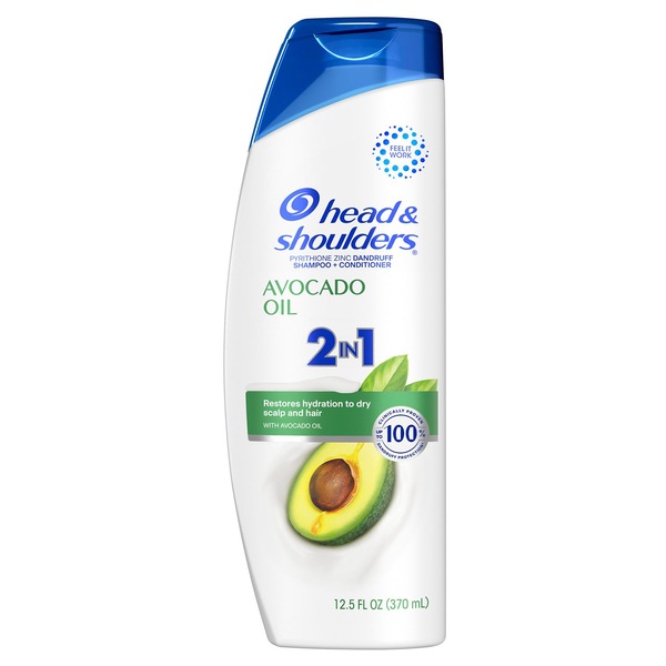 Head & Shoulders Avocado Oil 2-in-1 Dandruff Shampoo & Conditioner, 12.5 OZ