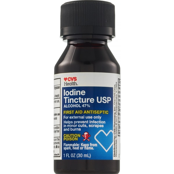 CVS Health First Aid Antiseptic, Iodine Tincture USP