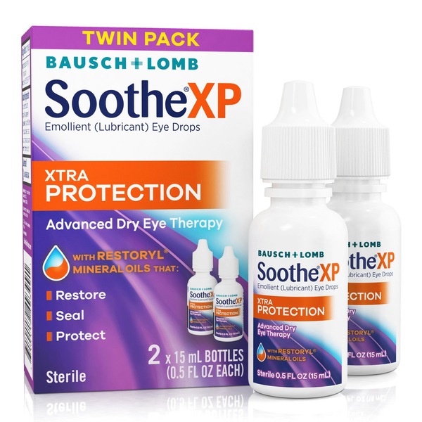 Soothe XP Lubricant Eye Drops, 0.5 fl oz Twin Pack