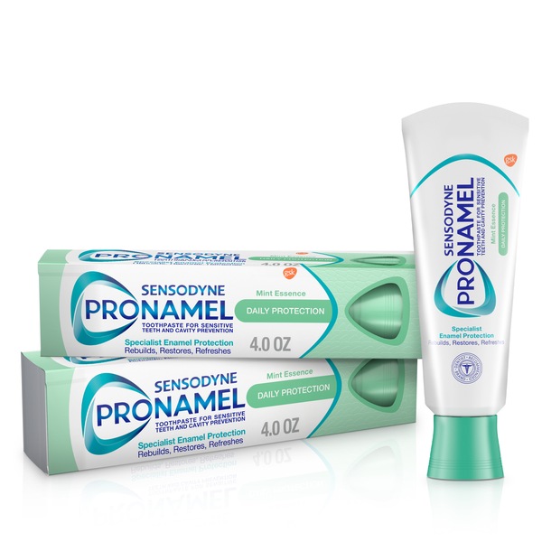 Sensodyne Pronamel Enamel Daily Protection Toothpaste for Sensitive Teeth, Mint Essence, 2 pack