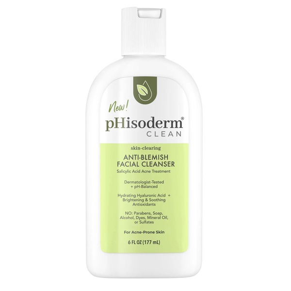 pHisoderm Clean Anti-Blemish Body Wash, Acne-Prone Skin with Salicylic Acid, 10 OZ