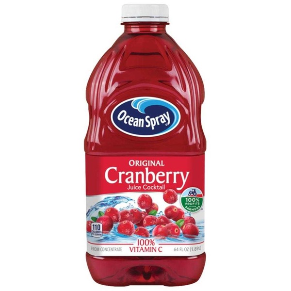 Ocean Spray 100% Cranberry Juice Cocktail, 64 oz