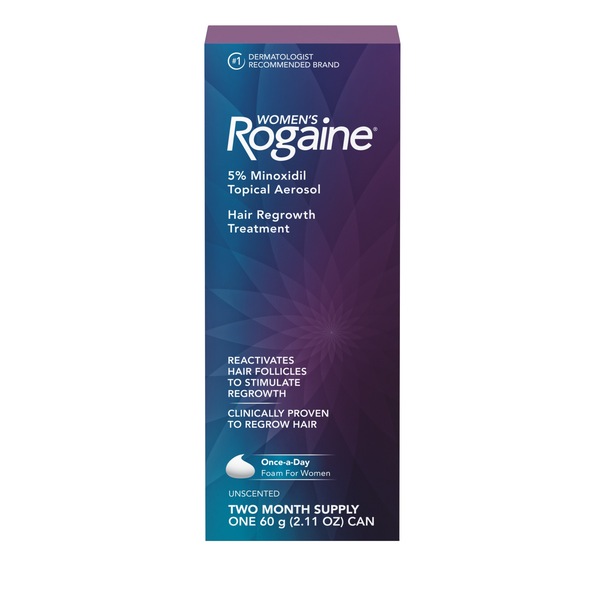 Rogaine Women's 5% Minoxidil Foam for Hair Regrowth