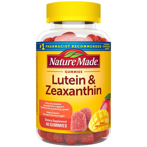Nature Made Lutein & Zeaxanthin Gummies, 40 CT