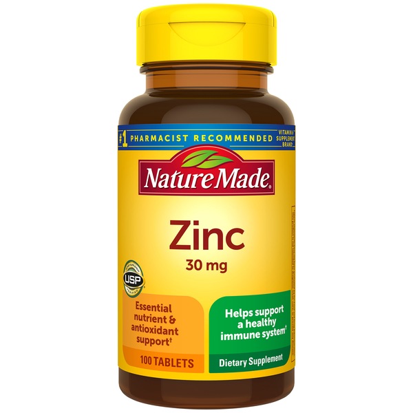 Nature Made Zinc 30mg Tablets, 100 CT