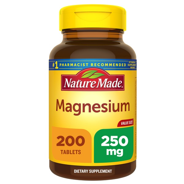 Nature Made Magnesium Oxide Tablets, 250 mg, 200 CT