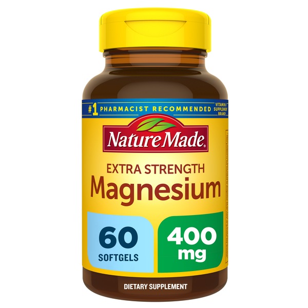 Nature Made Extra Strength Magnesium Oxide 400 mg Softgels, 60 CT