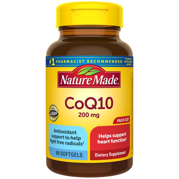 Nature Made CoQ10 200 mg Softgels, 80 CT