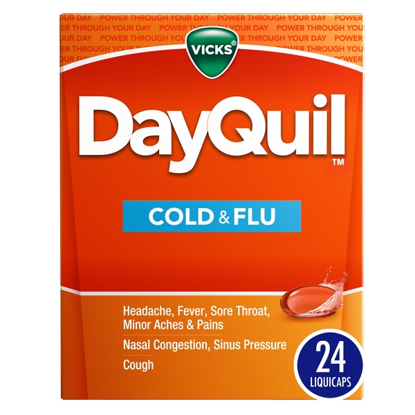 Vicks DayQuil Cold & Flu Multi-Symptom Relief LiquiCaps