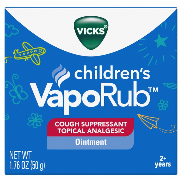 Vicks VapoRub Children's Cough Suppressant Ointment 1.76 OZ