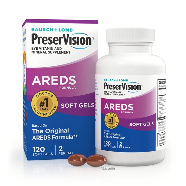 PreserVision Vitamin & Mineral Supplement AREDS Soft Gels