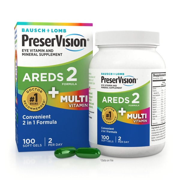 PreserVision Areds 2 Eye Multivitamin, 100 CT