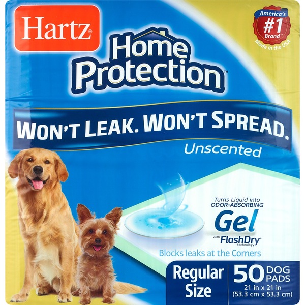 Hartz Home Protection Dog Pads, 50CT