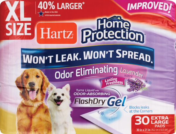 Hartz Home Protection - Tapetes para eliminar los malos olores, extragrande, 30 u.