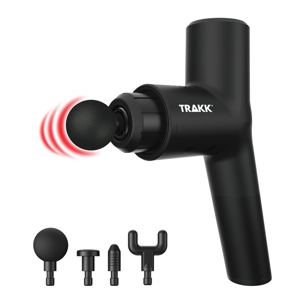TRAKK Pistol Percussion Massage Gun Black