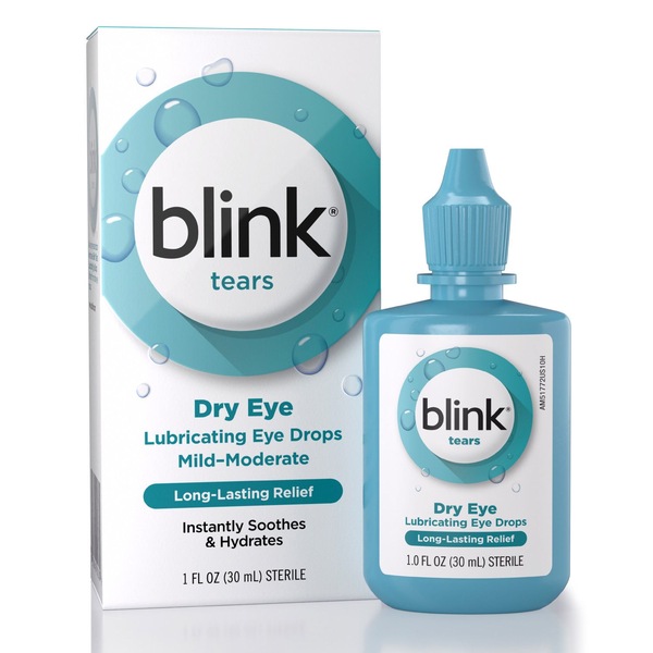 Blink Tears - Gotas lubricantes para ojos, para ojos secos de bajo a medio
