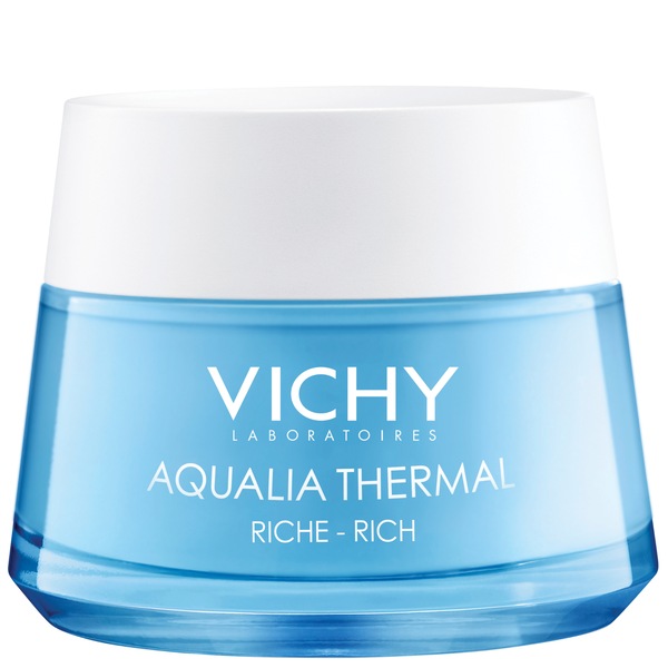 Vichy Aqualia Thermal Rich Cream Face Moisturizer with Hyaluronic Acid, 1.69 OZ