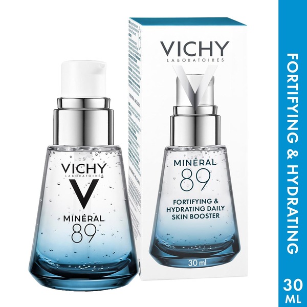 Vichy Mineral 89 Hydrating Face Serum with Hyaluronic Acid, 1.01 OZ