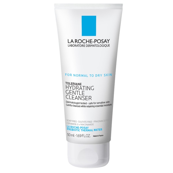 La Roche-Posay Toleriane Hydrating Gentle Face Cleanser with Ceramide, 1.69 OZ