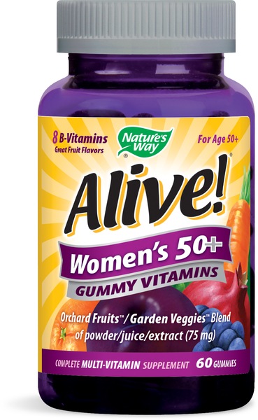 Alive! Women's 50+ Gummies, 60CT