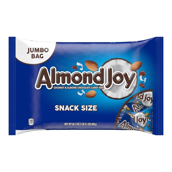 Almond Joy Coconut & Almond Chocolate Snack Size Candy Bars, 20.1 oz