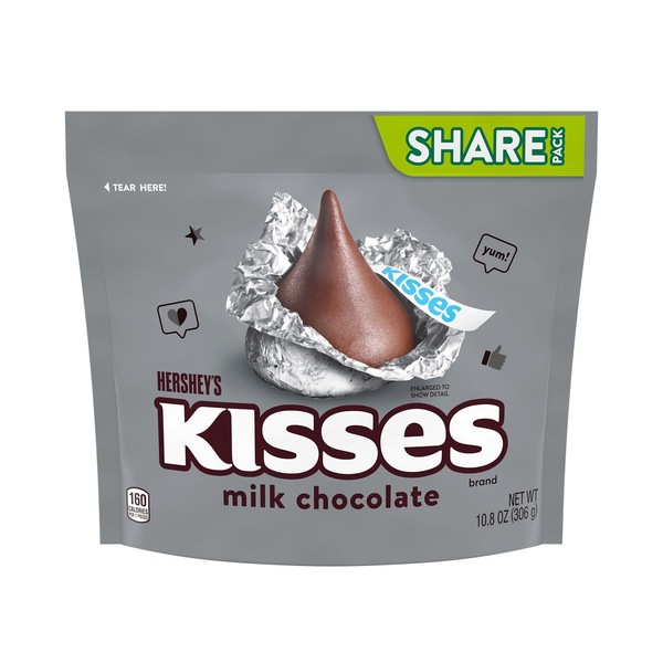 Hershey's Milk Chocolate Kisses, 10.8 oz