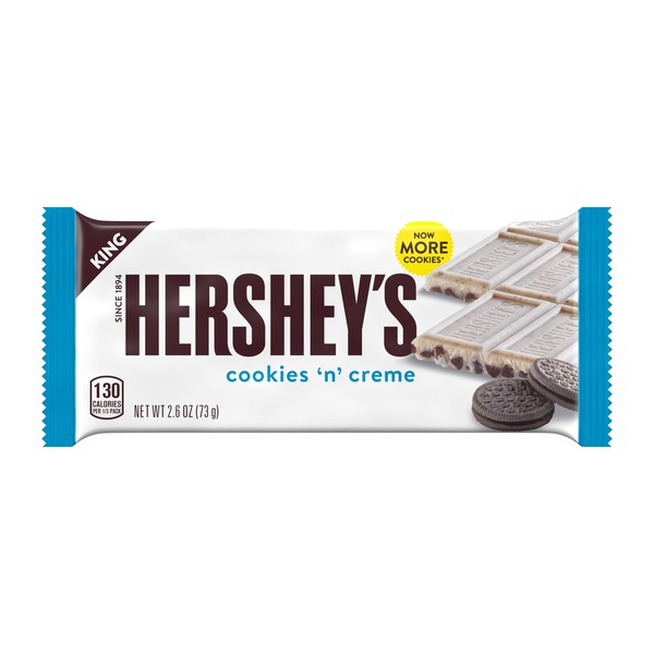 Hershey's Cookies'n'Creme King Size, 2.7 oz