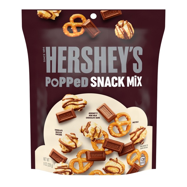 Hershey's Popped Snack Mix, 8 oz