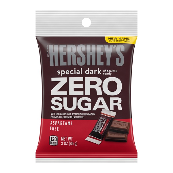 Hershey's Dark Chocolate Candy Sugar Free, 3 oz
