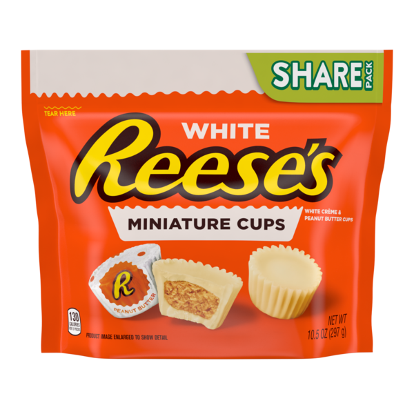 Reese's White Peanut Butter Cups Miniatures, 10.5 oz
