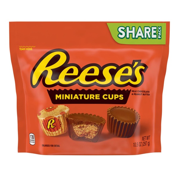 Reese's Peanut Butter Cups Miniatures, Bag, 10.5 oz