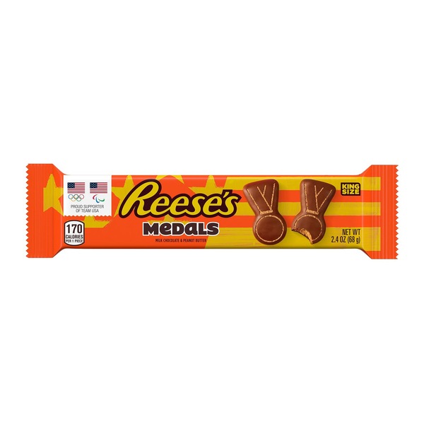 Reese's Medals, King Size, 2.4 oz