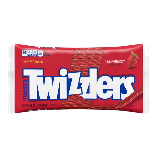 Twizzlers Twists Strawberry Candy Bag, 16 oz