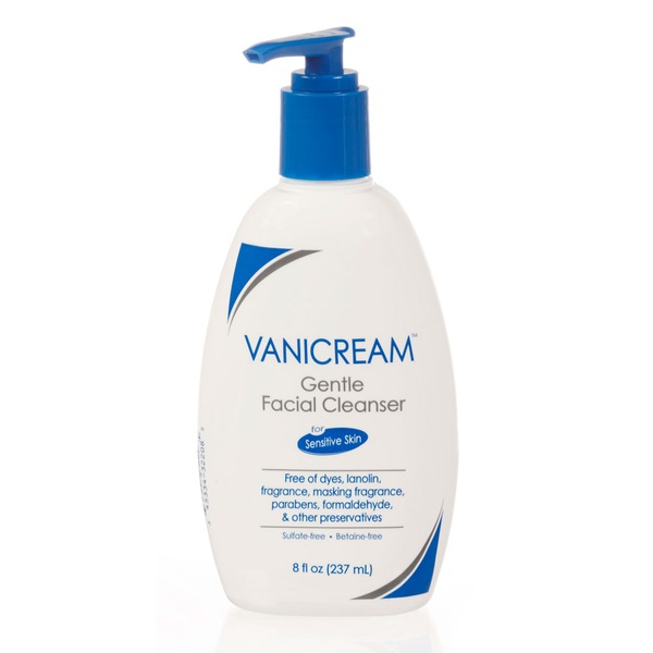 Vanicream - Limpiador facial suave, 8 oz