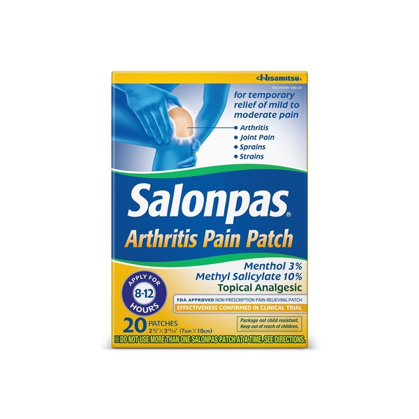 Salonpas Arthritis Pain Patch, 20 CT