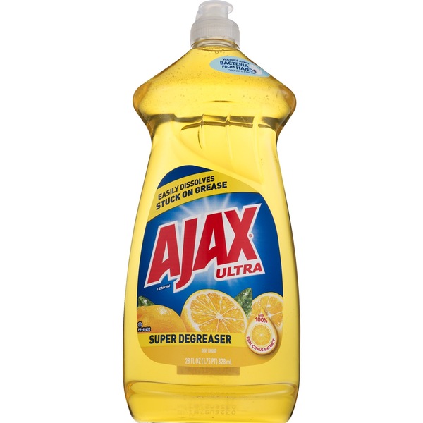 Ajax Super Degreaser - Detergente lavavajilla, Lemon, 28 oz