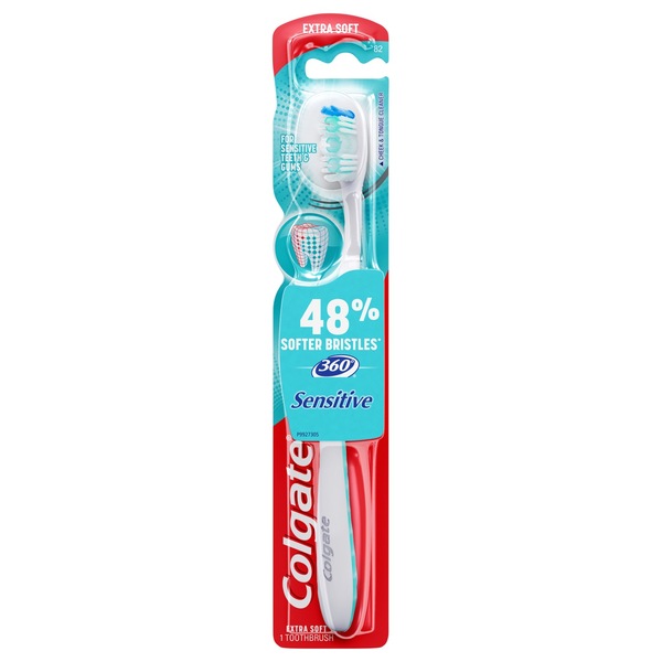 Colgate 360 Sensitive Toothbrush, Extra Soft Bristle