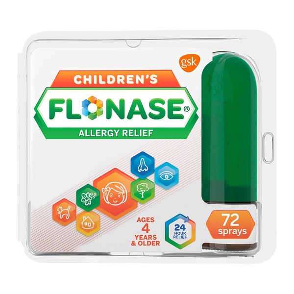 Flonase Children's 24HR Allergy Relief Spray, 50mcg Flucticasone Propionate, 72 Sprays