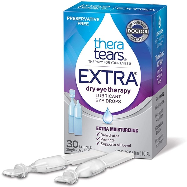 TheraTears EXTRA Dry Eye Therapy Lubricant Eye Drops, 30 CT