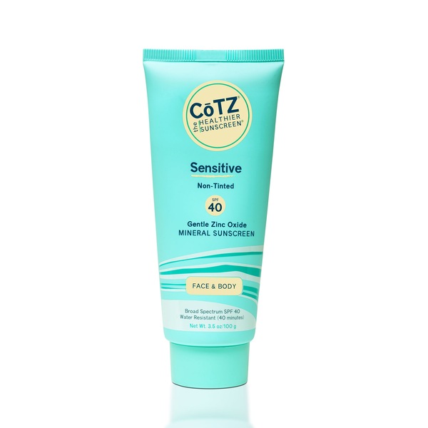 CoTZ Sensitive Zinc Oxide Mineral Sunscreen for Face & Body, SPF 40, 3.5 oz